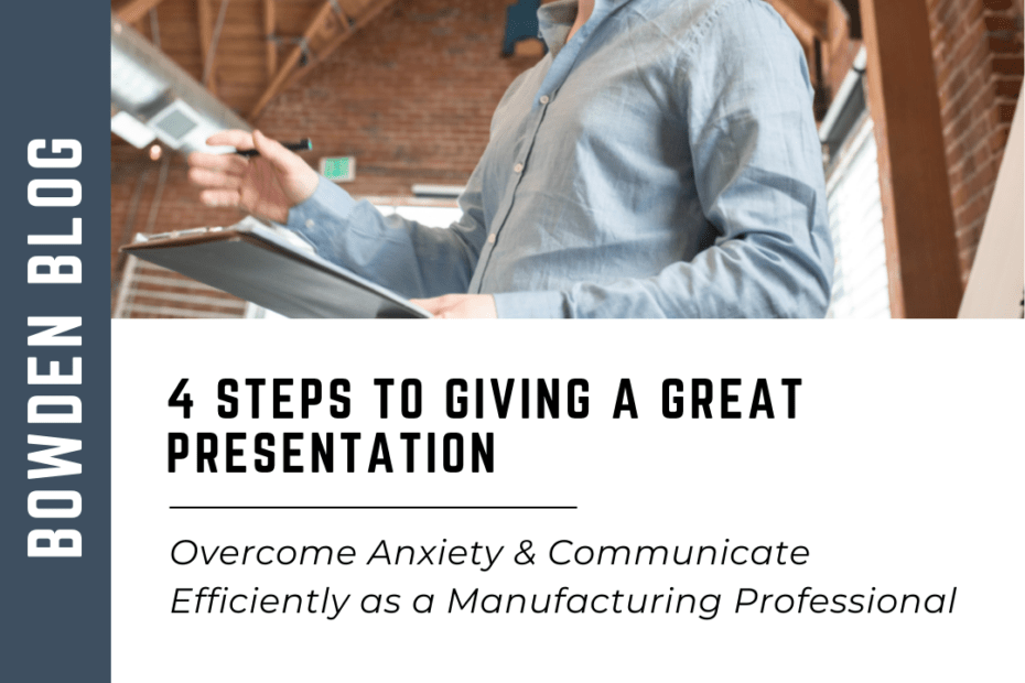 4 Steps to giving a great presentation
