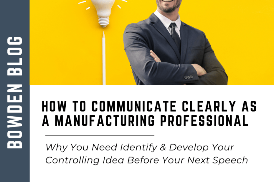 Communicate Clearly as a Manufacturing professional