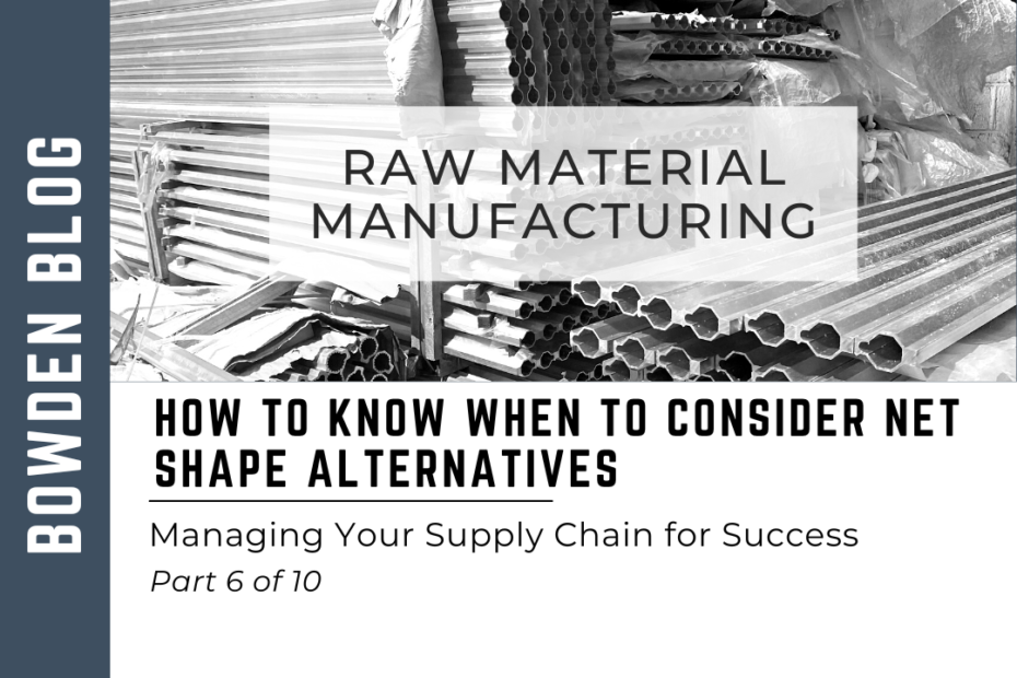 Raw Material Manufacturing